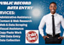 do professional public records search, data verification